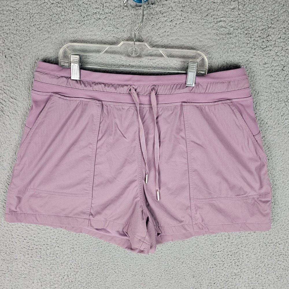 Lululemon Shorts Womens 12 Dance Studio High Rise Short Ribbed Waistband LW7CEPS